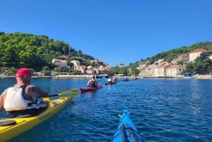 Från Dubrovnik: Kajak- och cykeltur till Elaphitiöarna