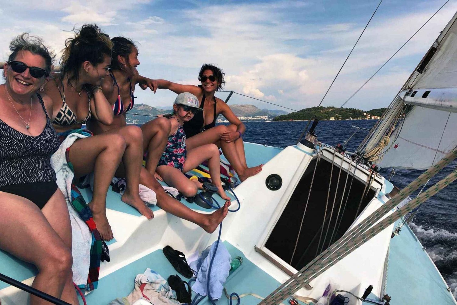 Da Dubrovnik: Escursione in barca a vela di un'intera giornata alle isole Elafiti