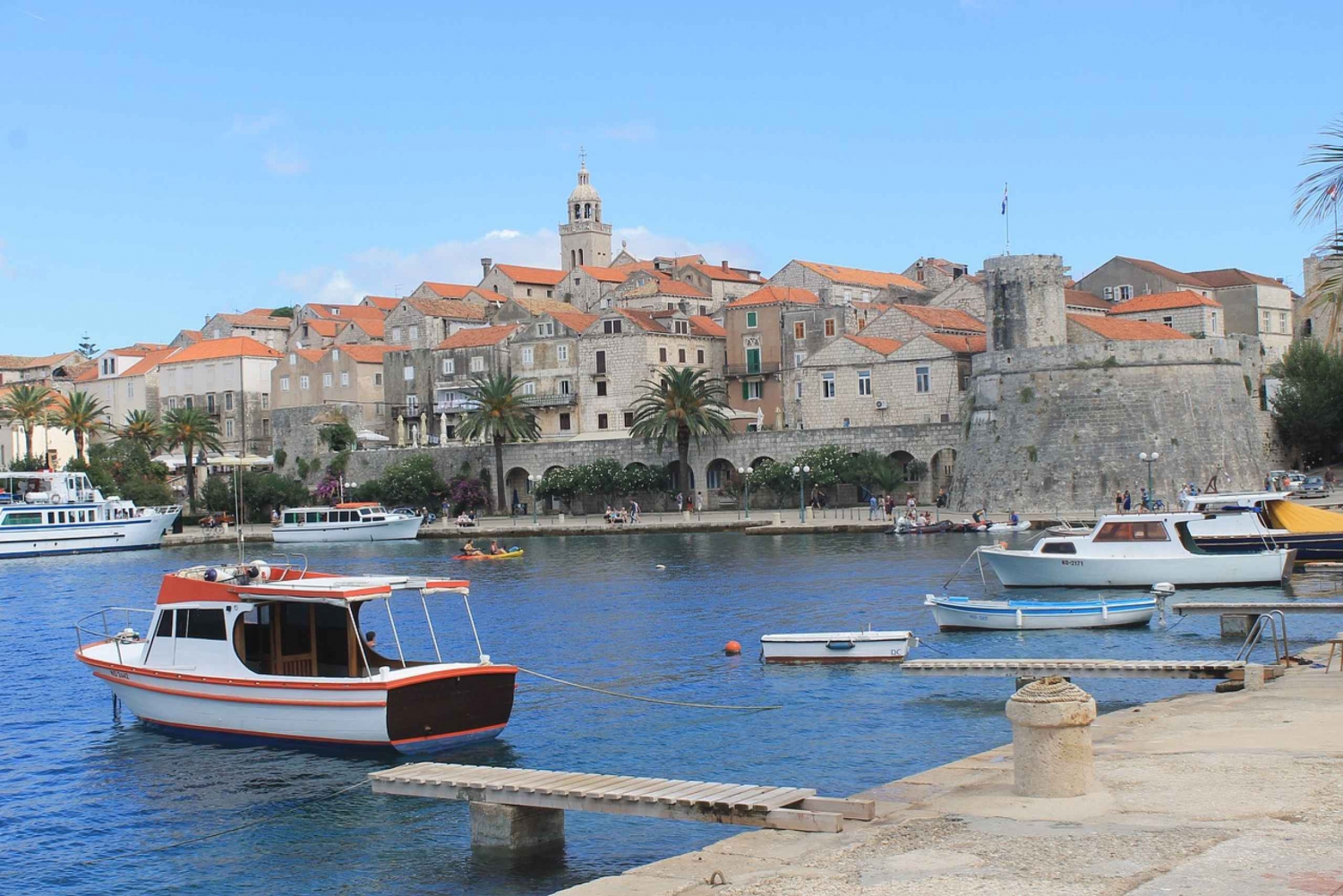 Da Dubrovnik: tour dell'isola di Korcula con degustazione di vini