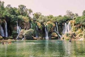 De Dubrovnik: excursão de um dia às cachoeiras de Mostar e Kravice