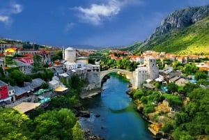 Z Dubrownika: Wycieczka w małej grupie do wodospadów Mostar i Kravica