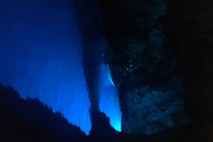 From Hvar: Blue Cave, Green Cave & 5 Islands Speedboat Tour