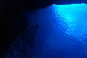 Från Hvar: Blå grotta, Gröna grottan och 5 öar med speedboat