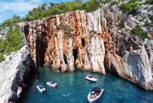 Au départ de Hvar : Visite privée des îles Pakleni, de la grotte bleue et de Vis....