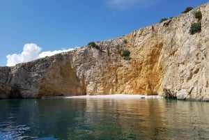 From Krk: Day Trip to Rab and 4 Islands by Power Catamaran