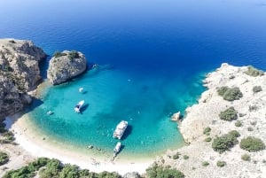 De Krk à Rijeka : Découvrez les 4 îles, tour en bateau et en catamaran