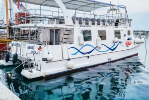 From Krk, Rijeka: Discover 4 Islands, Catamaran & Boat Tour