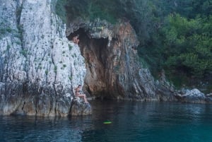 Från Lovran/Opatija: Båttur till en liten blå grotta