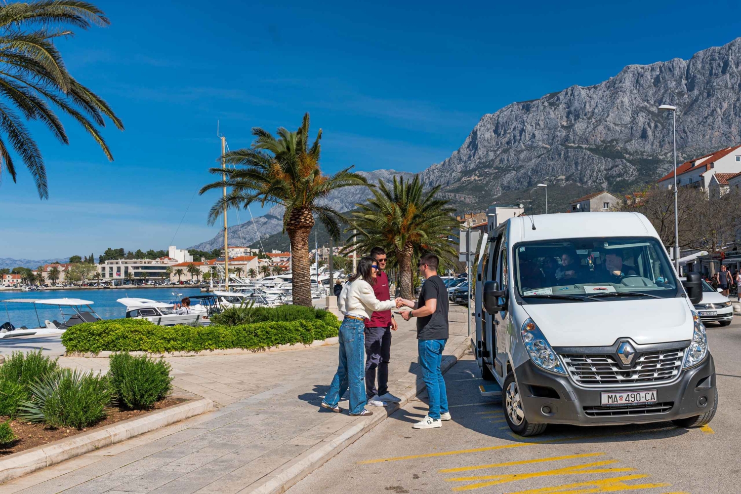 Från Makarska: Krka vattenfall & Šibenik dagsutflykt