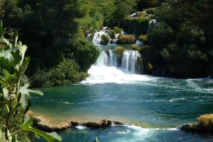 Från Makarska: Krka vattenfall & Šibenik dagsutflykt