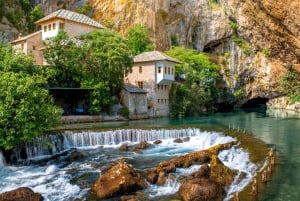 Från Mostar: Kravice-vattenfallen, Blagaj och Počitelj