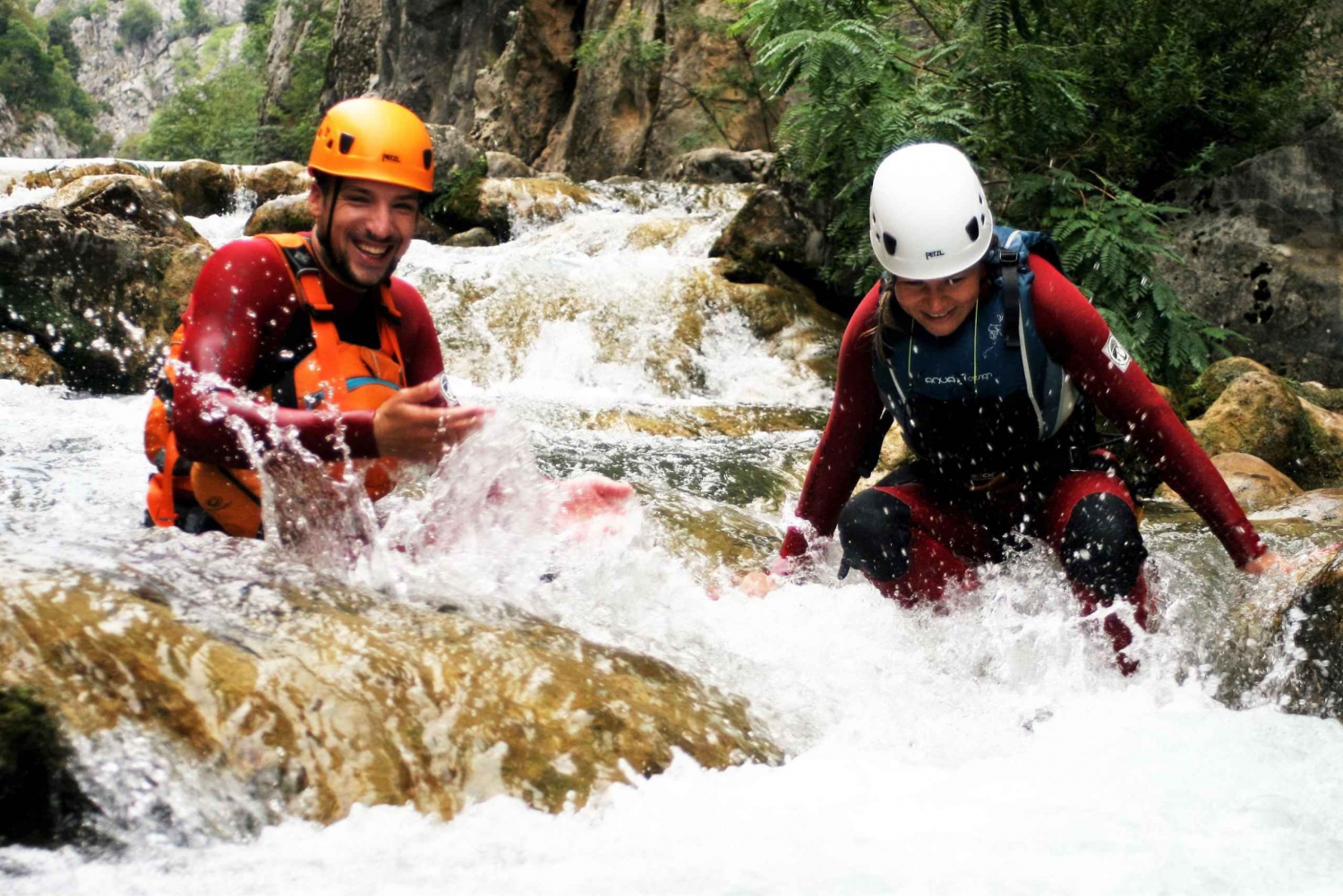 Da Omiš: canyoning sul fiume Cetina con istruttore autorizzato