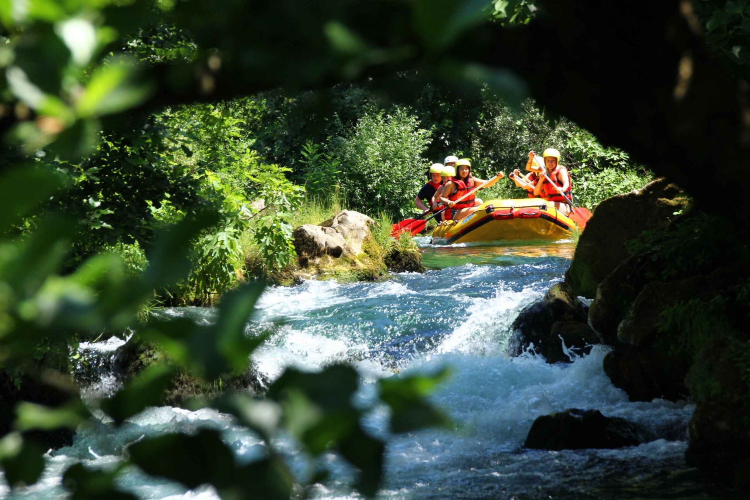 From Omiš: Cetina River Rafting Trip with Underwater Cave