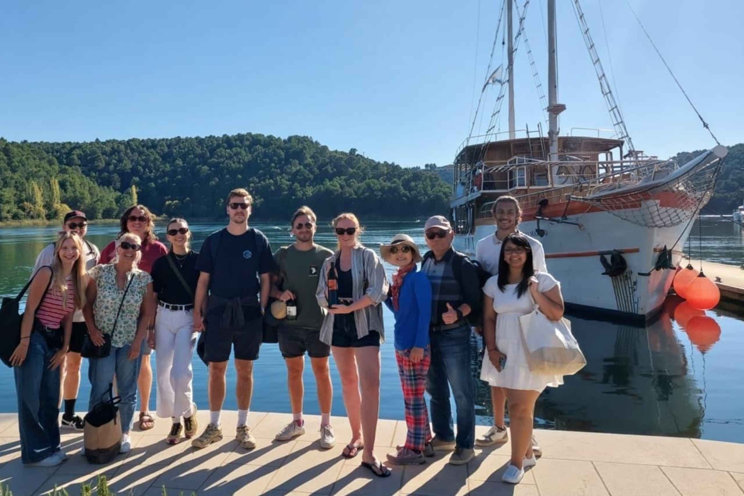 Omišista: Krkan vesiputoukset ja Trogirin ryhmäretki