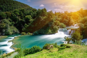 From Omiš: Krka Waterfalls and Trogir Small Group Tour