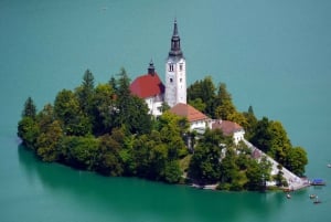Från Porec: Alpina juvelen Lake Bled