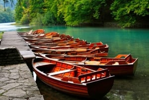 De Porec e Rovinj: viagem guiada de dia inteiro aos lagos de Plitvice