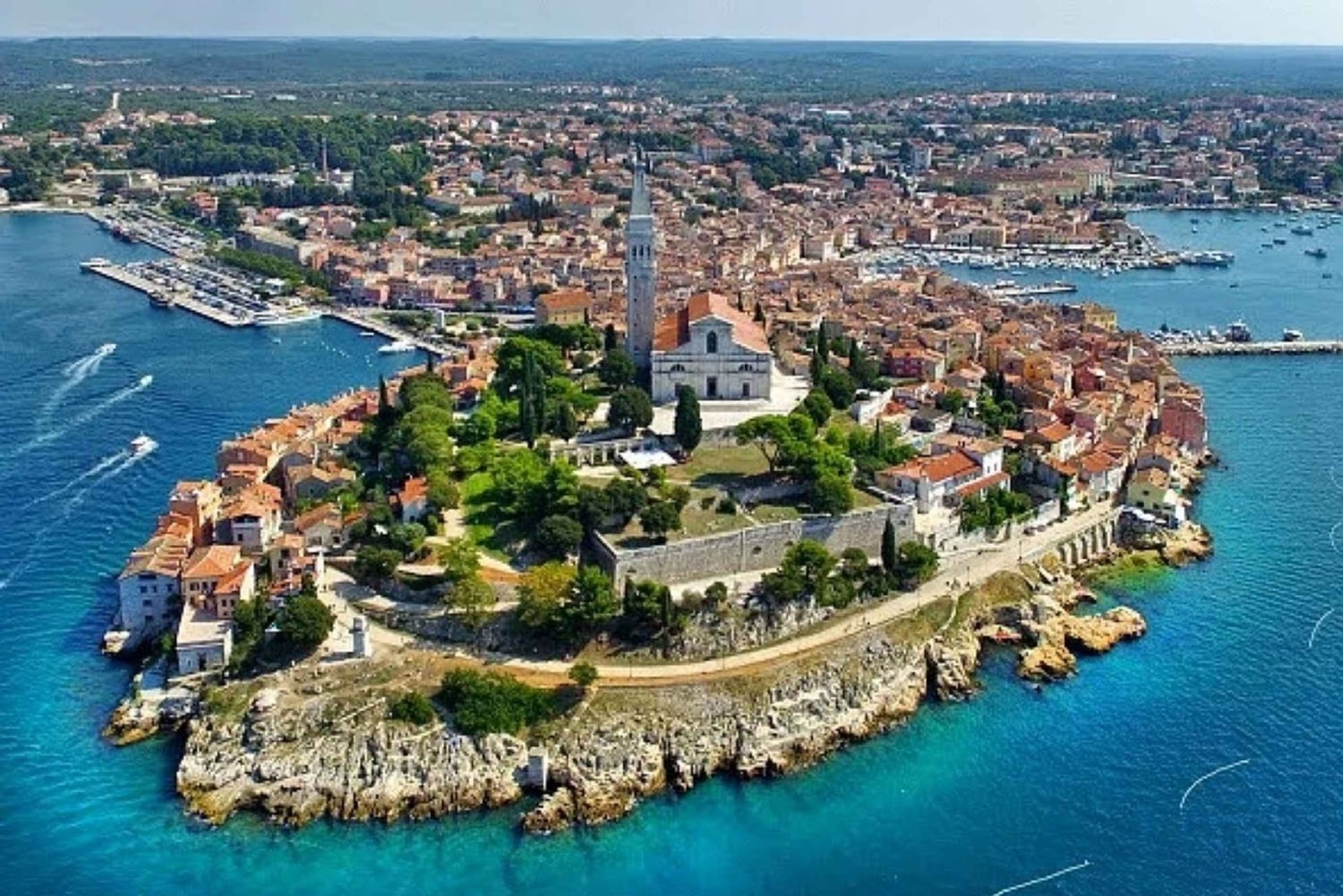 Fra Poreč: Båttur til Limfjorden, Rovinj og Vrsar