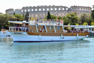 From Pula: Sunset Cruise with Dolphin Watching