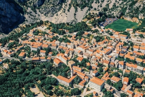 From Sinj: Flight Over Imotski, Trilj, Omiš, and Split