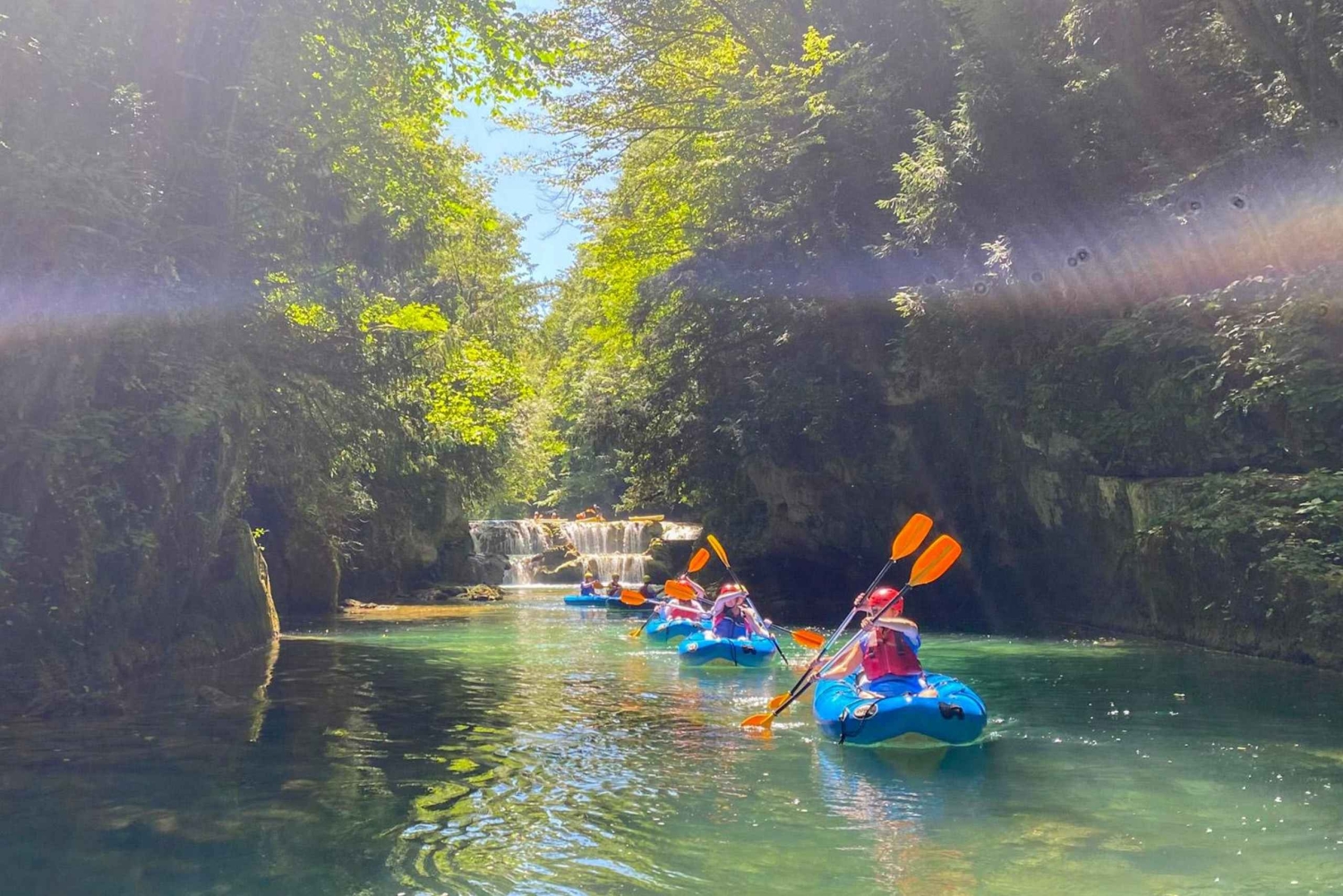 From Slunj: Mrežnica Canyon Kayaking Tour