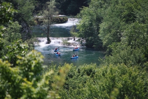 De Slunj: excursion en kayak dans le canyon de Mrežnica