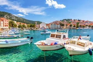 From Split and Trogir: 5 Islands and Blue Cave Day Trip