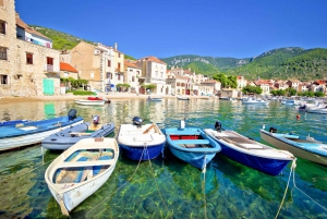 From Split and Trogir: 5 Islands and Blue Cave Day Trip