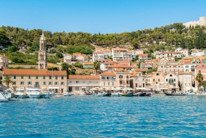 From Split & Trogir: 5 Islands Day Trip with Blue Cave Entry