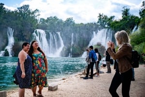 Fra Split eller Trogir: Dagstur til Mostar og Kravicafossen