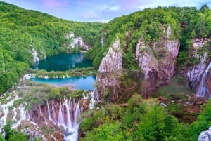 Au départ de Split/Trogir : Visite guidée des lacs de Plitvice en groupe