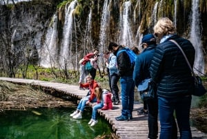 Splitistä/Trogirista: Plitvicen järvien opastettu ryhmäkierros