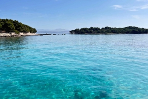 Depuis Split/Trogir : Lagon bleu et 2 îles - demi-journée privée