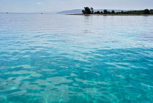 Depuis Split/Trogir : Lagon bleu et 2 îles - demi-journée privée