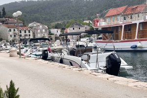 Depuis Split/Trogir : Lagon bleu et 2 îles - demi-journée privée