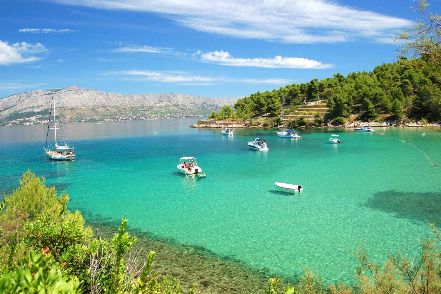 From Split area to Brilliant Brač: A Day of Island Bliss