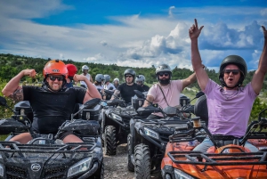 スプリットからピクニック付きATVディナラ山ツアー