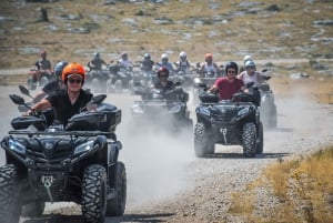 スプリットからピクニック付きATVディナラ山ツアー