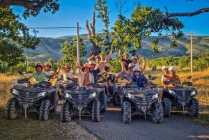 スプリットからピクニック付きATVディナラ山ツアー