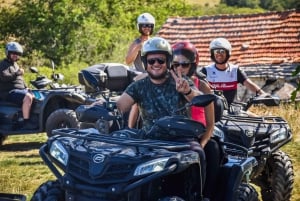 Depuis Split : Excursion en montagne en quad ATV avec pique-nique