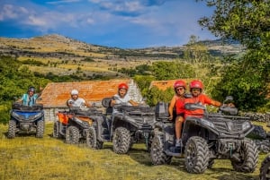 Desde Split: Excursión en quad ATV por la montaña con picnic
