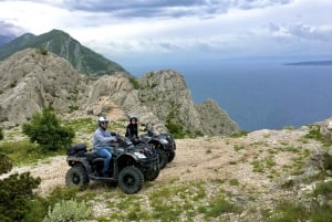 Fra Split: ATV Quad Tour Adventure med svømning og picnic