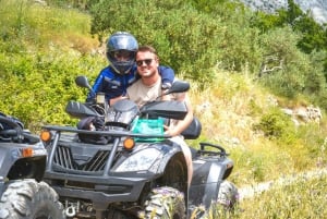 Fra Split: ATV Quad Tour Adventure med svømning og picnic