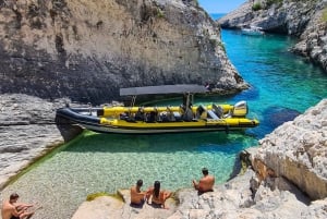 From Split: Blue Cave & Five Islands With Hvar Boat Tour