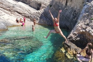 Fra Split: Blå grotte, Mamma Mia, Hvar og båttur til de 5 øyene