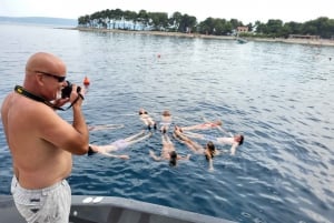 Fra Split: Blå grotte, Mamma Mia, Hvar og 5 øers bådtur