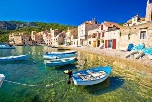 Fra Split: Blå grotte, Mamma Mia, Hvar og båttur til de 5 øyene