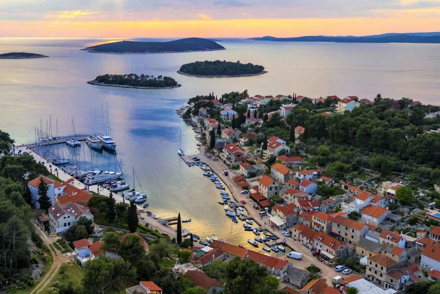 Fra Split: Blå lagune og bådtur til 3 øer