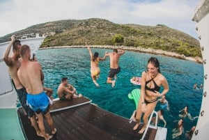 Fra Split: Blå Lagune og øer bådtur med frokost