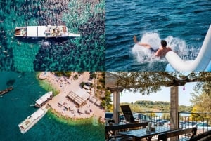 Fra Split: Bådtur til Den Blå Lagune og øerne med frokost